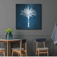 thumbnail image 4 of Luxe Metal Art 'Single Indigo And White Palm Tree' by Linda Woods, Metal Wall Art, 36"x36", 4 of 9