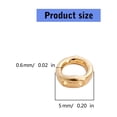 thumbnail image 2 of Anillos Conectores de Doble Orificio, Puntas de Cuentas para La Fabricación de Joyas, Elementos de Unión, 2 of 7
