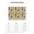 thumbnail image 5 of Fuzoiu Different Kind Of Guitars Print Flannel Blanket,Throw Blanket,Flannel Home Decor,Fleece Bed Blankets,Cozy Soft Blanket for Bed, Sofa, Camping, and Travel-80"x60", 5 of 6