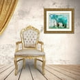 thumbnail image 3 of Orlov, Irena 14x12 Gold Ornate Wood Framed with Double Matting Museum Art Print Titled - Blue Elephant, 3 of 4