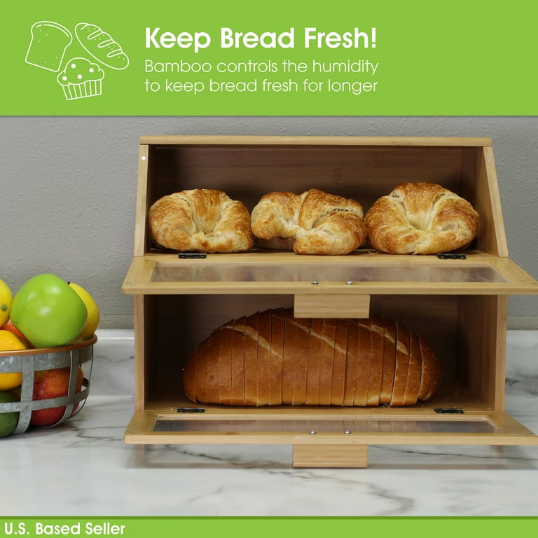 Double-Layer Farmhouse Bread Box