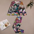 thumbnail image 3 of My Hero Academia Long Sleeve Top And Pants 2 Piece Pajama Set, 3 of 8