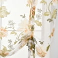 thumbnail image 4 of Cortina romana Panel De Cortinas De Persianas Romanas Cortas Para Ventana De Cocina Peonía Amarilla 80x140cm Yellow Peony 80x140cm Magideal Cortina romana, 4 of 7