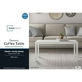 Mainstays Parsons Coffee Table, White