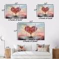 thumbnail image 4 of Designart "love Tree Landscape Melting Tree Hearts" Romantic Landscape Floater Framed Wall Art Print, 4 of 7