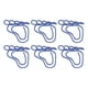thumbnail image 3 of 100 clips de papel con forma de pie, resistentes al deslizamiento, no destiñen, aspecto lindo, portátiles para oficina, escuela, familia, azul, 3 of 14
