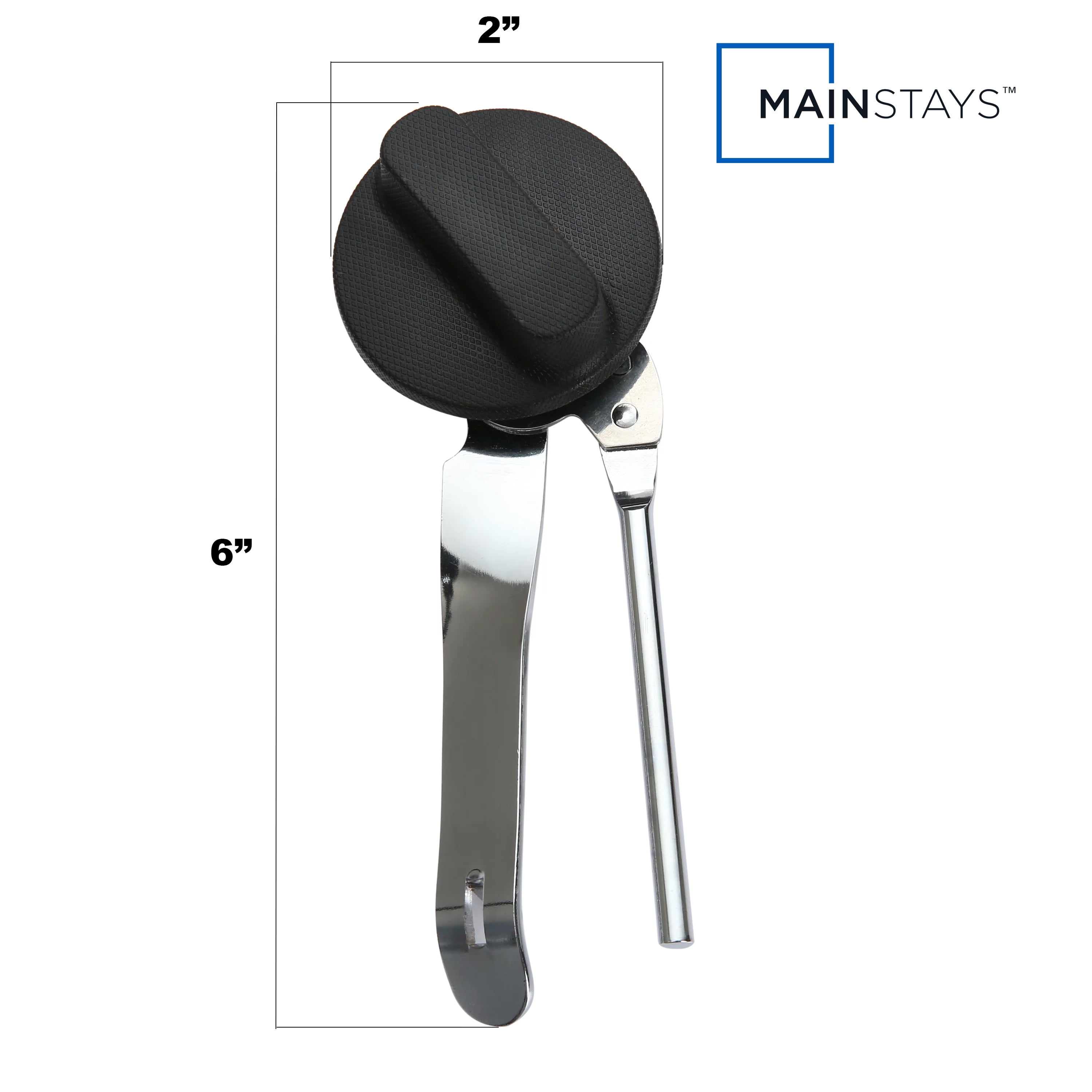 Mainstays Stainless Steel Can Opener, Black