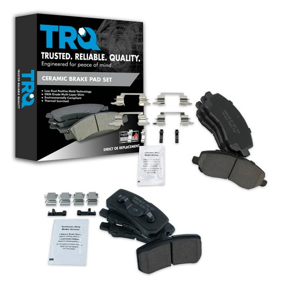 TRQ Ceramic Brake Pads Fits Chrysler 200 Sebring Avenger Compass Patriot BFA20157