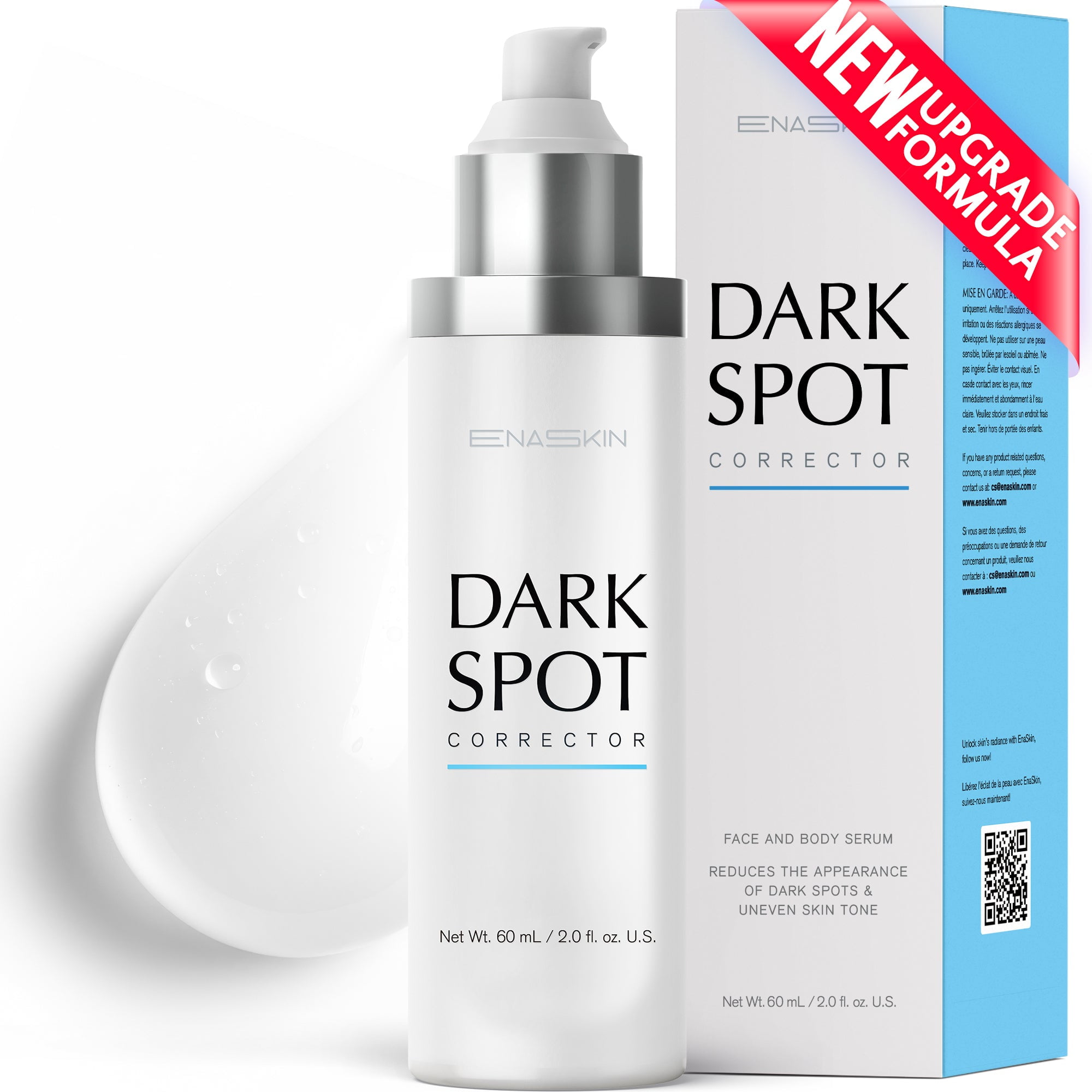Enaskin Naturals Dark Spot Corrector Face Serum, Skincare Serum for Face and Body,1.7 fl oz