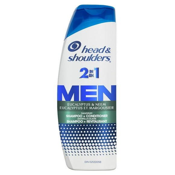 Head and Shoulders Mens 2 in 1 Dandruff Shampoo and Conditioner, Anti-Dandruff Treatment, Citrus & Cedar for Daily Use, Paraben Free, 370ML
