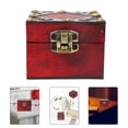 thumbnail image 6 of Masteelf  Mini Wooden Case Rustic Decorative with Hinged Lid Colorful, 6 of 8