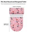 thumbnail image 4 of HELLHERO Santa Claus Universal Elastic Fabric Toilet Top Cover Set Elastic Edge Toilet Covers Set & Reusable for Hotel, 4 of 4