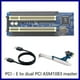 thumbnail image 1 of Adaptador de Tarjeta de ExpansióN PCI-E una PCI Dual ASM1083 Tarjeta de Captura Compatible Tarjeta de Impuestos Dorada Tarjeta de Sonido Tarjeta Paralela, 1 of 5