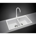 thumbnail image 5 of LaToscana  Elegance 34" x 20" Drop-In Double-Bowl Quartz Kitchen Sink Titanium, 5 of 5