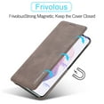 thumbnail image 6 of SaniMore for Samsung Galaxy S22 Plus 6.6" Case [RFID Blocking], Camera Protection Card Slot Ultra-Thin PU Leather Magnetic Wallet Cover with Practical Bracket Shockproof Protective Shell, Coffee, 6 of 8