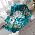 thumbnail image 3 of Football Blanket Gifts for Fans Soft Lightweight Flannel Throw Blanket for Men Women Youth Kids Football Team Color Blankets for Couch Living Room 60" X 50", 3 of 5