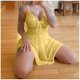 thumbnail image 2 of Vestido de tirantes de malla con costuras de encaje con lazo para mujer Camisón sexy Lencería sexy Fridja  nalpqowj11987, 2 of 5