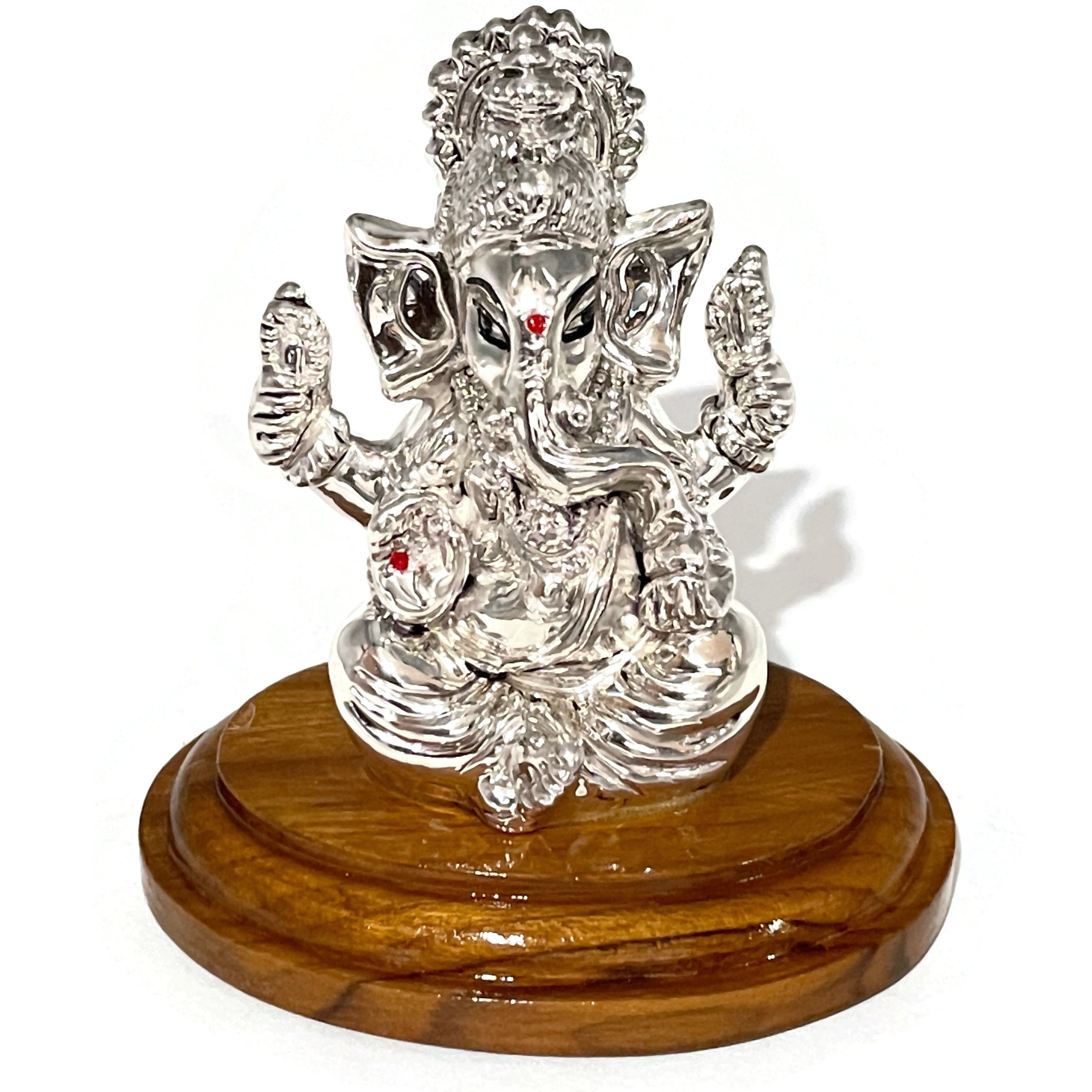 999 Pure Silver Ganesh Ganpathi idol Statue Murti Figurine 48 in Nepal
