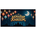 thumbnail image 2 of Ramadan Kareem Lanterns Stars Crescent Moon Theme Backdrop Banner for Ramadan Decorations Party Supplies Islamic Festival Celebration Photo Booth, 2 of 8