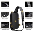 thumbnail image 5 of Crossbodys Bag Men Sling Bag Shoulder Anti Theft Waterproof Chest Bag with USB Charging Port Lightweight with Password Lock, 5 of 5