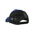 thumbnail image 3 of Top Headwear Reversible Sequin Mesh Back Adjustable Baseball Cap - Royal, 3 of 4