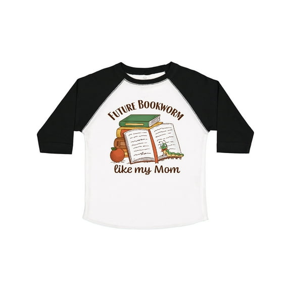 Inktastic Future Bookworm Like My Mom Boys or Girls Toddler T-Shirt