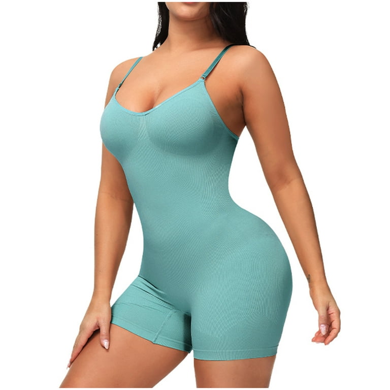 Ierhent Body Shapers for Womens Tummy And Back Fat Bodysuit for Women -  Seamless Tummy Control Shapewear Sculpting Thong Sleeveless Women Body  Shaper