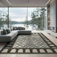 thumbnail image 2 of ODIKA 8'x10' Washable Area Rug Durable, Non-Slip Fall Framework Transitional Cream Field Repeating Beige Farmhouse for Living Room, Under Sectional, Family, 2 of 7
