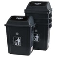 thumbnail image 7 of Kiddream 4 Packs 5 Gallons Swing Lid Garbage Can, Plastic Trash Can, 7 of 7