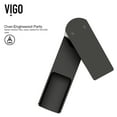 thumbnail image 2 of VIGO Matte Stone Wisteria Composite Oval Vessel Bathroom Sink in White with Amada Faucet and Pop-Up Drain in Matte Black, 2 of 12