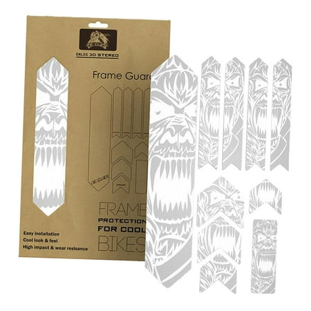 PVC Frame , 3D Mountian Road Chain Stays Protection Film Stickers, Frame Protection Pre-Cut Paint Protection Film , Gorilla
