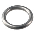 thumbnail image 5 of 2pcs Metal Rings Seamless 304 Stainless Steel Rust Ring Steel Ring Welded O-Rings Circle Ring Round Ring 45X6MM, 5 of 8