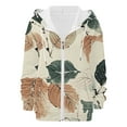 thumbnail image 5 of Bovemsi Sweatshirt for Women Long Sleeved Spring And Autumn Zipper Hoodie With Hat Camo Hoodie, 5 of 7