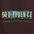 thumbnail image 6 of Wild Bobby Godfidence- Knowing I Can't But He Can Blue and Brown Cheetah Print Inspirational/Christian Women Tri-Blend Racerback Tank Top, Brown, X-Large, 6 of 6