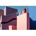 thumbnail image 2 of Wride, Linda 18x13 Gold Ornate Wood Framed with Double Matting Museum Art Print Titled - Muralla Roja #9, 2 of 4