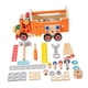 thumbnail image 3 of Juego de herramientas de madera para niños, destornillador, carrito de herramientas creativo, tablero de actividades, juguete de construcción, 3 of 9