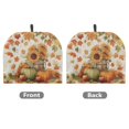 thumbnail image 2 of HELLHERO Maple Leaf Cat Teapot Dust Cover for Polyester Canvas Keep Warm with Lightweight, 2 of 8