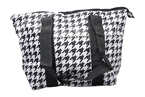 houndstooth lunch bag