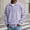 Purple, variant on Adult Mens Polo T Shirt Long Sleeve Button Tees Shirts Basic Purple Dress Shirts for Men