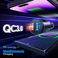 thumbnail image 4 of Transmisor FM LENCENT Bluetooth 5.0 para coche con pantalla a color, 4 of 8
