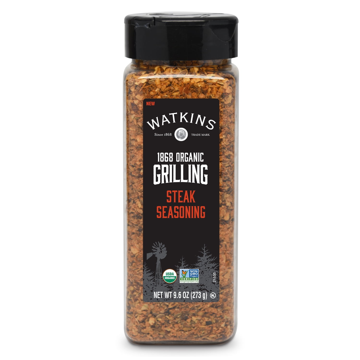 (2 pack) Watkins 1868 Organic Grilling Steak Seasoning, 9.6 oz