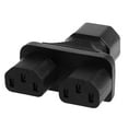 thumbnail image 5 of Techinal IEC 320 C14 Male To 2x C13 Female Y Splitter Cord Cable IEC Power Adapter, 5 of 10