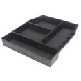 thumbnail image 1 of Caja De Reposabrazos Para Coche, Espacio Grande, Negro, Caja De Almacenamiento Central Para Coche, Organizador De Plástico Para Cosas De Coche Con Almohadillas De Silicona, Ajuste De Repuesto Para Noticed VI006165-00, 1 of 7