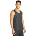 thumbnail image 4 of Classic Men Mesh Reversible Tank Color Iron Grey/White Size Medium, 4 of 8