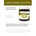 Sunflower Lecithin by Velona 4 oz Unrefined, Cold Pressed Face