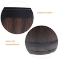 thumbnail image 3 of UPOUART Barrel Shape Planter Pot Flower Pot Deep Black Resin 1Set for Indoor, 3 of 7