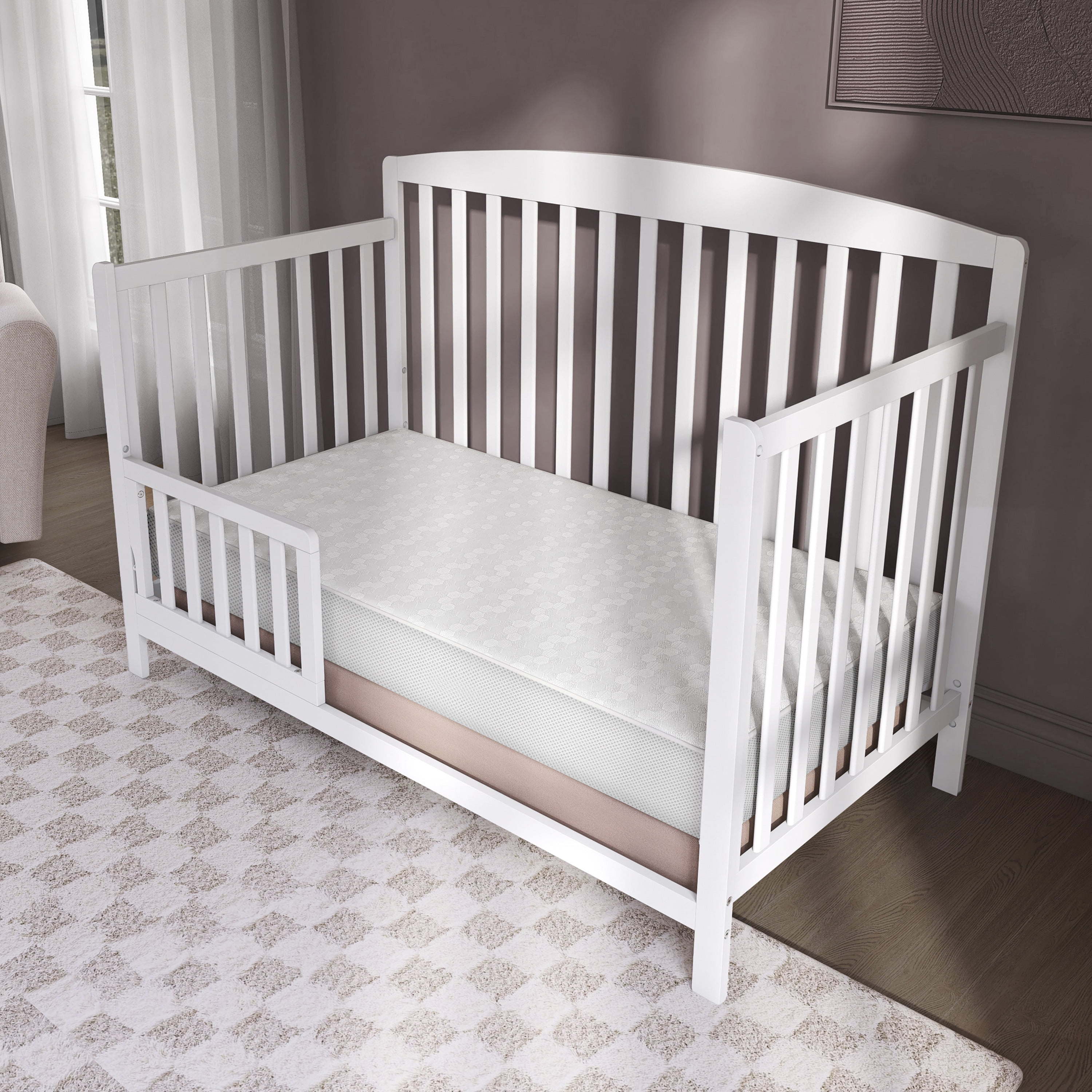 Dream on Me Breathable Orthopedic Firm Crib & Toddler Foam Mattress