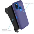 thumbnail image 3 of Value Pack ! for Samsung Galaxy A21S case Phone Case 360° Cover Clip Kickstand Holster Hybrid Shock Bumper, 3 of 4