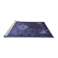 thumbnail image 2 of Ahgly Company Machine Washable Indoor Rectangle Persian Blue Traditional Area Rugs, 8' x 12', 2 of 4