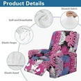 thumbnail image 5 of Kuiaobaty Monstera Pattern Recliner Chair Cover Large Soft Reclining Sofa Slipcover Breathable Recliner Couch Cover Durable Recliner Couch Cover with Elastic Bottom for pets, 5 of 8